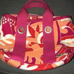 Lacoste small canvas tote